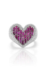 DIAMOND HEART RING